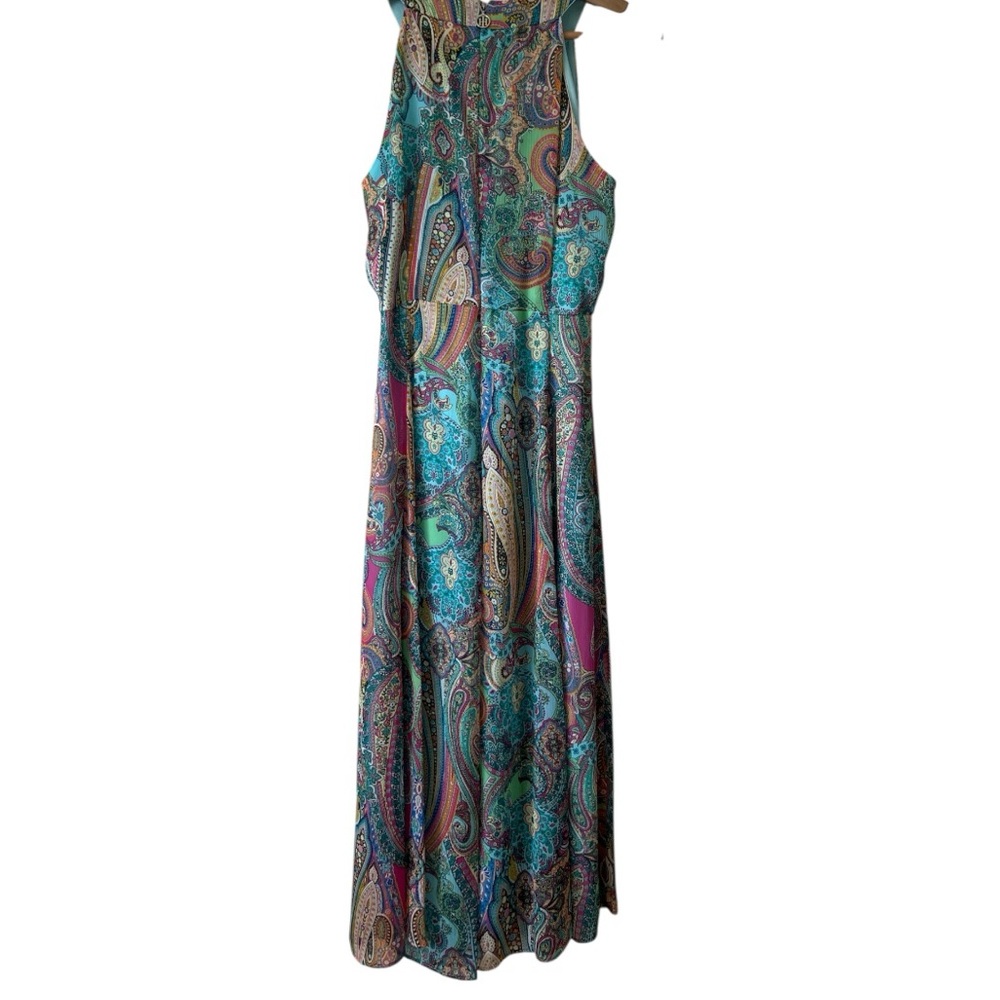 Tommy Hilfiger Paisley Midi Dress Size 4 Boho Resort Anthropologie Style NWT - Picture 5 of 11